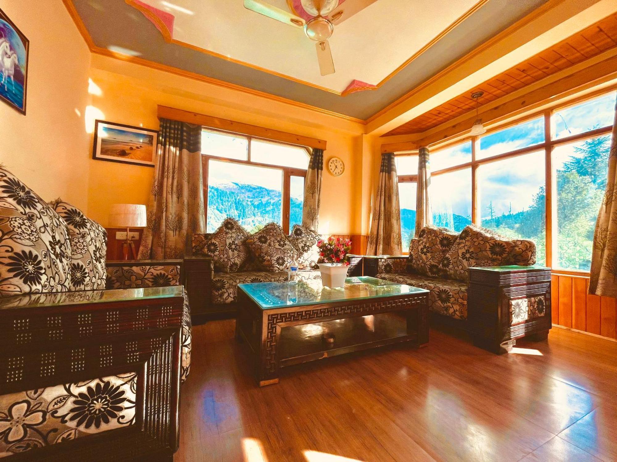 Woods Villa Cottages Manali - 1,2,3,4 Cottages & Villas Available In Manali With Scenic Mountain View ภายนอก รูปภาพ