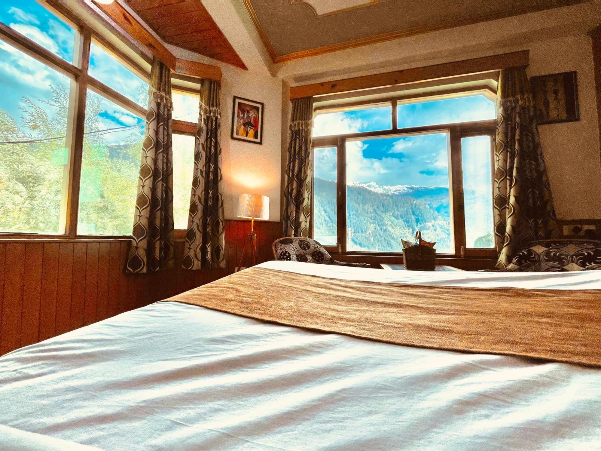 Woods Villa Cottages Manali - 1,2,3,4 Cottages & Villas Available In Manali With Scenic Mountain View ภายนอก รูปภาพ